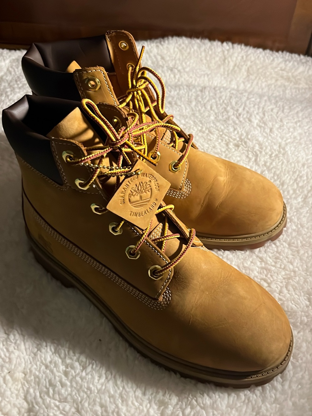 Timberland Men's Wheat Leather Waterproof Work Boots